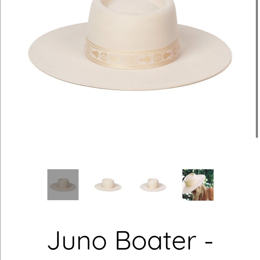Lack Of Color Juno Boater Cream 57cm